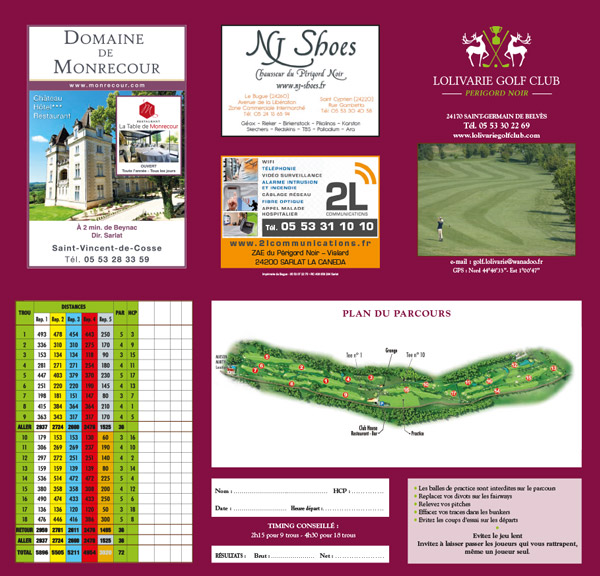 golf carte 2017